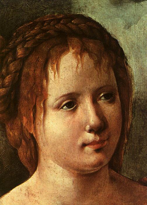 Jan van Scorel Head of a Young Girl china oil painting image